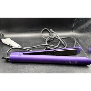 Soleil Purple Hair Straightener -Model 110HSCB3-EUC Tested & Working Barely Used